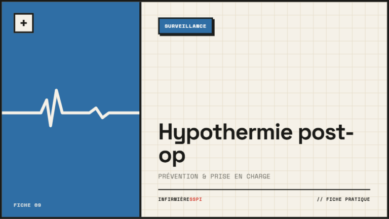 Hypothermie post-op — prévention & prise en charge