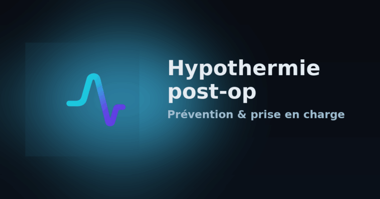 Hypothermie post-op — prévention & prise en charge